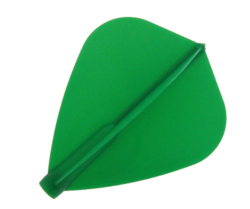 Cosmo Darts 6 Pack Fit Flight - Kite Dart Flight (Green)