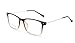 Flowertree Unisex S9352 Lightweight Super Thin Arm Wayfarer 52mm Glasses (Gradient brown)