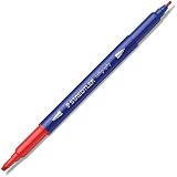 Staedtler 3005 TB12 Double-Ended Calligraphy Pen Assorted Colours 12 Pack view 2