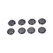 Hex Socket Allen Bolt Screw Nut Black Hexagon Head Cover Cap Protector 100PCS M4