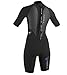 O'Neill Wetsuits Wetsuits Womens 2 mm Reactor Short Sleeve Spring Suit, Black, 6