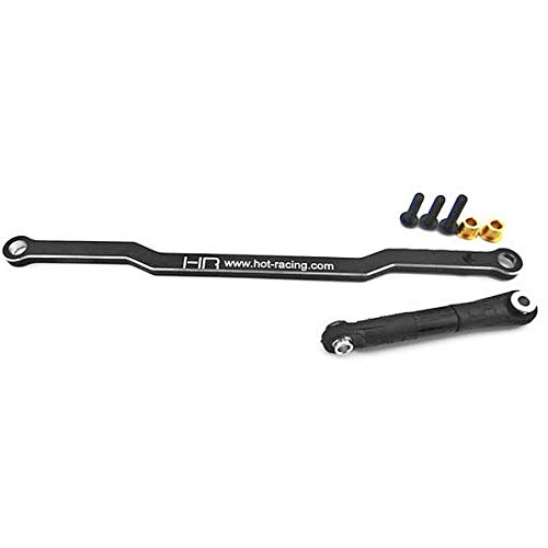 Hot Racing SCX4901 Aluminum Steering Tie Rod and Drag Link (std) - AX1