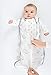 SwaddleDesigns Baby Sleep Sack 6-12 months, Cotton Muslin Wearable Blanket with 2-way Zipper, Non-Weighted Sleeping Sack for Safer Sleep, Black Hedgehog, Medium