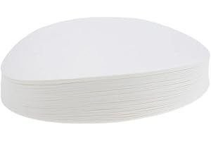 Milageto 100 Pcs. / Set Ash Free Quantitative Filter Paper Round Shape Filter Paper for - 12.5cm