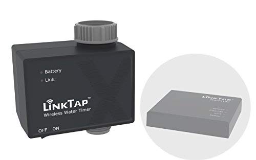 LinkTap Add-On Wireless Water Timer, Requires Gateway, Cloud Controlled Smart Hose Faucet Timer, 2 Yrs Battery Life, Quick 2 Mins Installation, Rain Skip, Improved Flow Rate