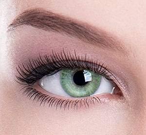 NewTech1 - Eyes Multi-Color Contact Lenses Eyes Cute Colored Charm and Attractive Blends Cosmetic Makeup Eye Shadow - Green Perfection