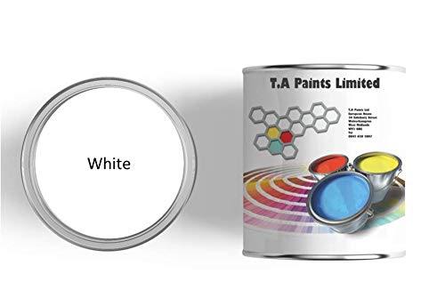 T A Paints Ltd Marine Boat & Barge Paint Multi Purpose Marine Gloss Paint Wood Metal Above Below Waterline Cruisers Canal Barge Narrow Boats (5 Litre, White)