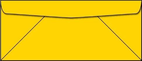 #10 Envelopes - 100 Envelopes - Limited Papers? Brand Envelopes? (Bright Yellow)