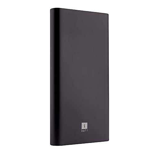 iBall Portable Power Bank, iB-10000M QCPD, Dual USB Output, Black