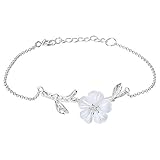 Lotus Fun S925 Sterling Silver Bracelet Crystal