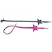 Lil' Sidekick - Multi-Functional Tether That Attaches to Strollers, Carriers, High Chairs, Car Seats & More - Save ANYTHING From Being Chucked Out of Reach (version 2.0) (2-pack) (Charcoal and Pink)
