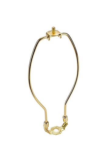4 Pack 8 inch Lamp Harp Holder for Table and Floor Lamps (Gold)