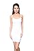 Free to Live 4 Pack Women's Full Slip - Seamless Stretchy Spaghetti Strap Mini Dresses