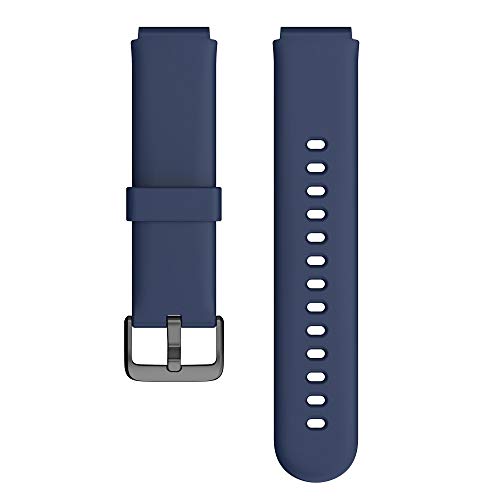 Fitpolo ID205L Smartwatch Replacement Bands Smart Watch Strap (Black + Blue) - Image 4