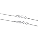 SUBANG 24 Pcs Necklace 1.2 mm 18 Inches 925 Silver Plated Snake Chain Necklace with Lobster Clasps for Jewelry Making