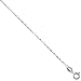 Sterling Silver Diamond Cut Twisted Serpentine Chain 1.1mm Very Thin Nickel Free Italy, 16 inch