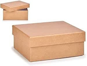 CABLEPELADO Caja almacenamiento para regalo de carton pequeña (Kraft)