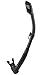 Phantom Aquatics Dry Snorkel, All Black