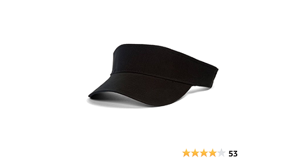 Blank Black Adjustable Visor at Amazon 
