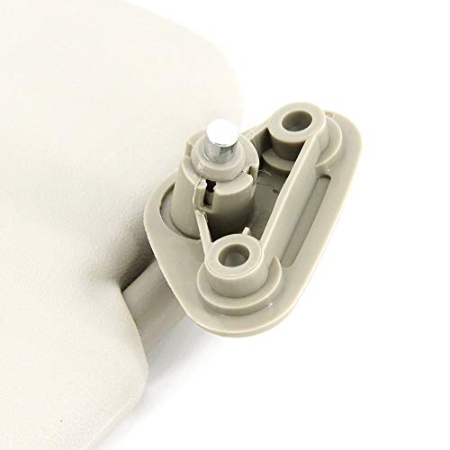 ustar Sun Visor Left Driver Side Fit for Subaru Impreza WRX STI 2008 2009 2010 2011 2012 2013 2014 Replacement 92011FG032ME Without Sunroof (Left Driver Side Without Sunroof, Light Gray)