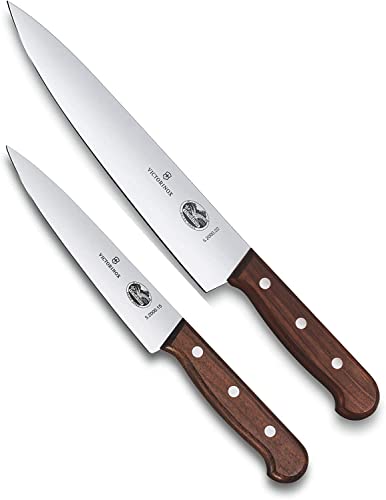 Victorinox Rosewood Carving Set, 2-Piece Stainless Steel Kitchen Knife Duo