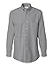 Van Heusen Long Sleeve Oxford Cloth Shirt | Dark Grey XL