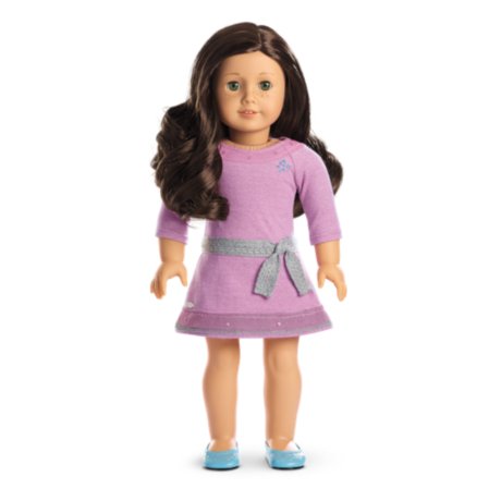 American girl - truly me™ doll: light skin, freckles, dark brow…
