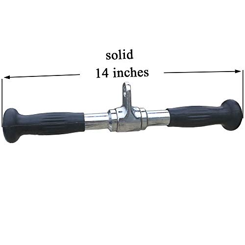 CARAPEAK Heavy Duty 14 Inches Zipline Handle Bar Made of Solid Steel