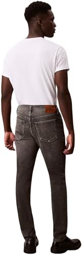 Herren Jeans Hose Taper Hearst Grey Slim Fit, Grau (Hearst Grey), 35W/32L