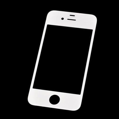 Front Outer Screen Glass Lens Cover Replacement Parts &amp; Repair Kit for Apple iPhone 4 4S, Color: White