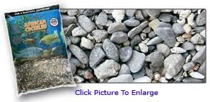 Pure Water Pebbles African Cichlid Substrate Rift Lake Mix 20 LB- Dry- Natural Substrate