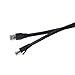 BJC Certified Cat 6A Patch Cable, Assembled in USA, with Test Report (Black, 10 Foot)