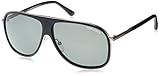 Tom Ford 462 02N Matte Black Chris Aviator Sunglasses Lens Category 3 Size 62mm