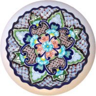 Ceramic Knob - Tlv552 - Mexican Art
