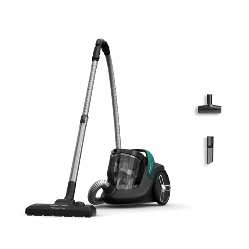Rowenta Green Force Cyclonic Max Bodenstaubsauger ohne Beutel, 900 Watt Motor, 73 Dezibel, 2,5 Liter Fassungsvermögen, 9 m Reinigungsradius, Öko-Desig