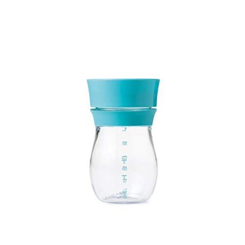 Oxo tot transitions open cup trainer, aqua, 9 ounce