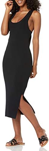 melina bodycon side slit dress in black Bodycon Side Slit Dress in Black