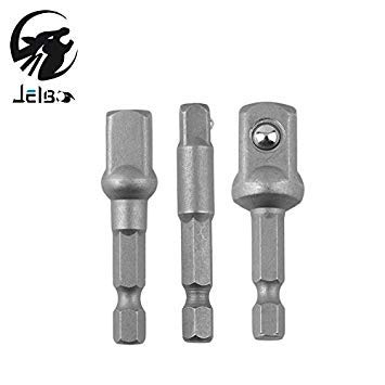 Generic 3 PCS : Jelbo Drill Socket Adapter Set Tools Drill Bits Socket Wch Extension Six Head Drill Bit Adapter Socket Wch Power Tools