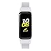GOSETH Compatible with Samsung Galaxy Fit Band, Fashion Mesh Stainless Steel Bracelet Replacement Accessories Wristband Strap for Samsung Galaxy Fit 2019 SM-R370 (Silver)