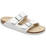 Birkenstock Arizona Sandals Birko Flor - EUR 36 - Narrow - White (5-5.5 US Women)