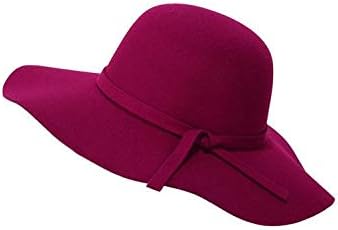 Candy Apple Red Fedora Hat For Women 
