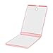 Bukm Magnifying Makeup Mirror Ultra-thin Led Lighted Compact Travel Makeup Mirror, Portable Folding Cosmetic Mirror 8 Bright LED Lights Adjustable Brightness Magnification Vanity Mirrors (Pink)