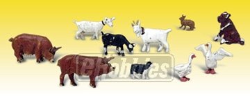 Woodland Scenics N Barnyard Animals WOOA2202