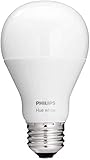 Philips Hue White A19 Single LED Bulb Compatible with Alexa (Hue Hub Required) (Certified Refurbished)
