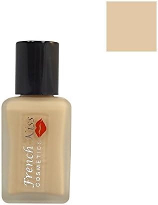French Kiss Super-Activ Liquid Makeup Foundation Pale Beige 1oz by French Kiss Cosmetics