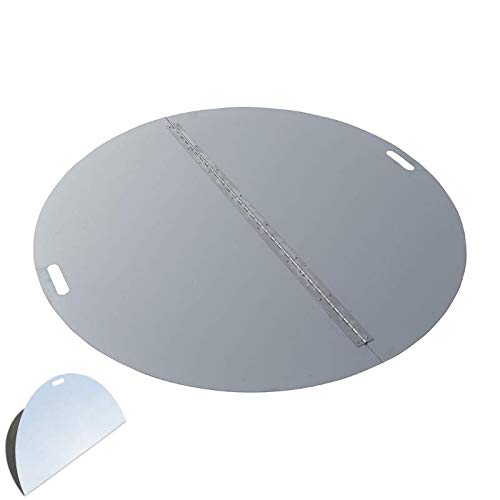 Firebuggz Fire Pit Cover 40” Round Stainless Steel Fire Pit Lid