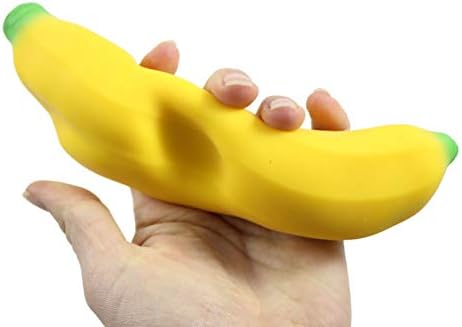 1 Squishy Sand-Filled Banana - Moldable 