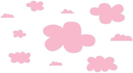 Floating Clouds Wall Decal Ð Pale Pink