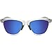 Oakley Women's Moonlighter Non-Polarized Iridium Round Sunglasses, Frost, 53 mm