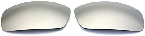Polarized Replacement Sunglasses Lenses for Spy Optic Logan - Silver Mirror